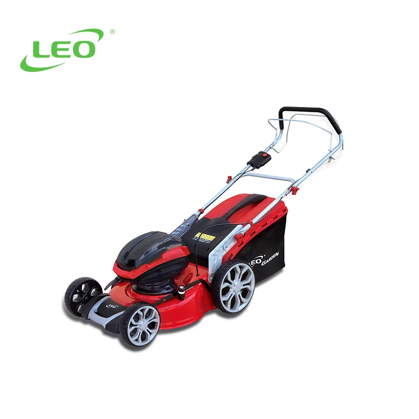 LEO LM51ZLi-2L lawn garden brushless adjustable handle cordless self-propelled mini rechargeable battery lawn mowers