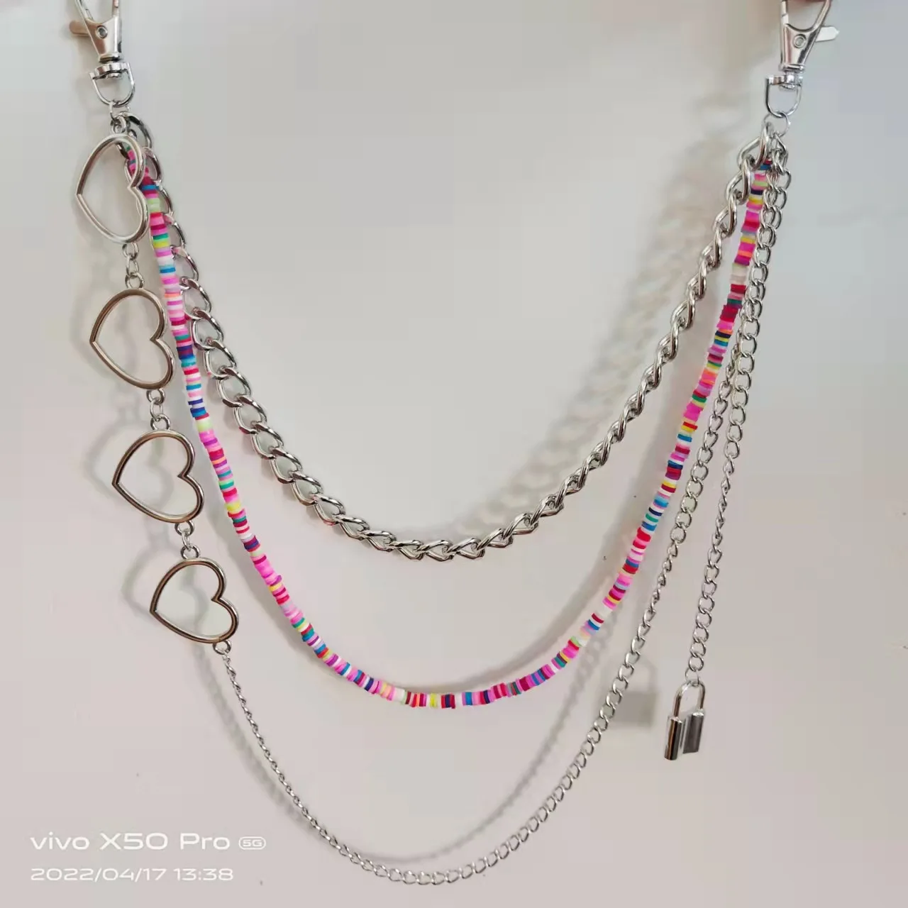 European and American hip hop trend pendant waist accessories punk style personality waist chain