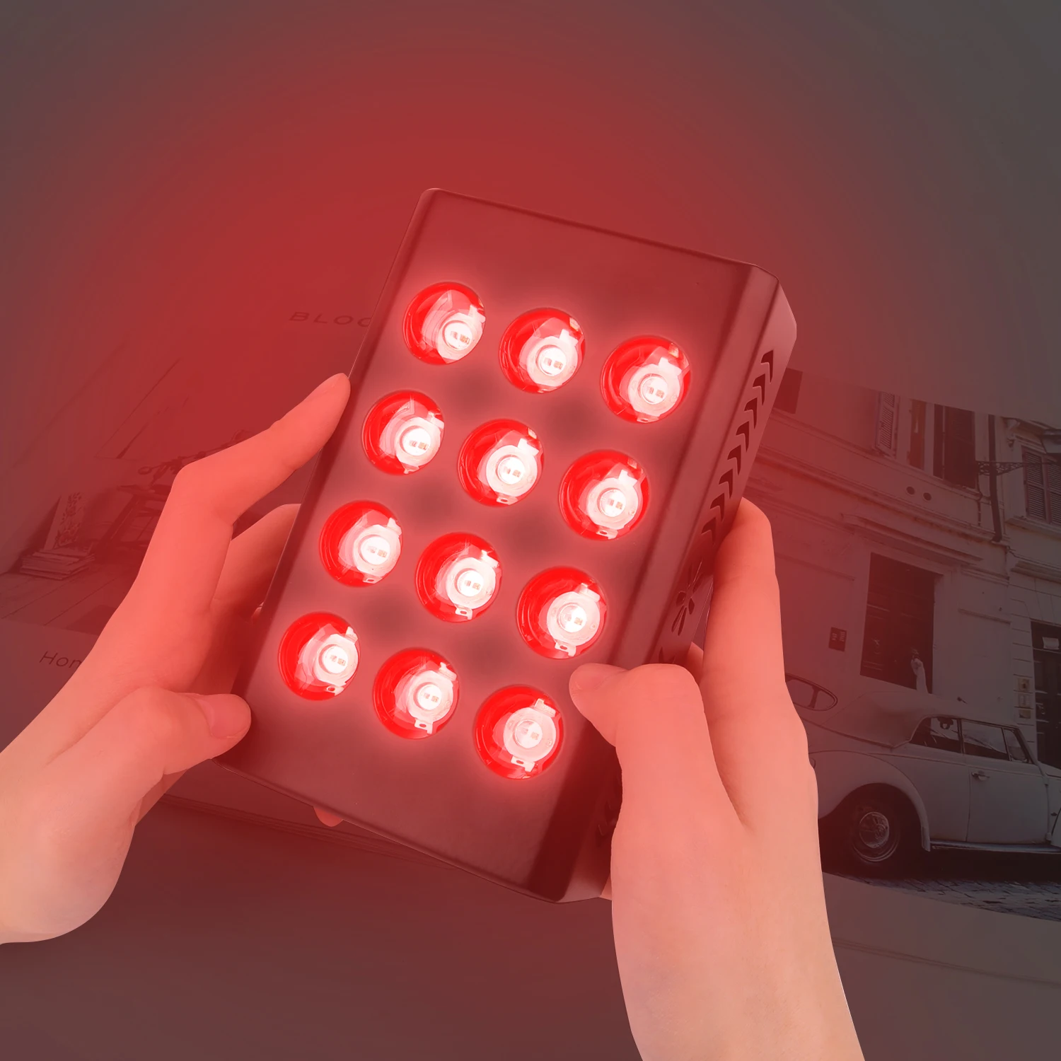 Sunsred MINI 60 handheld portable facial skin care anti-aging 660nm 850nm red infrared led light therapy device