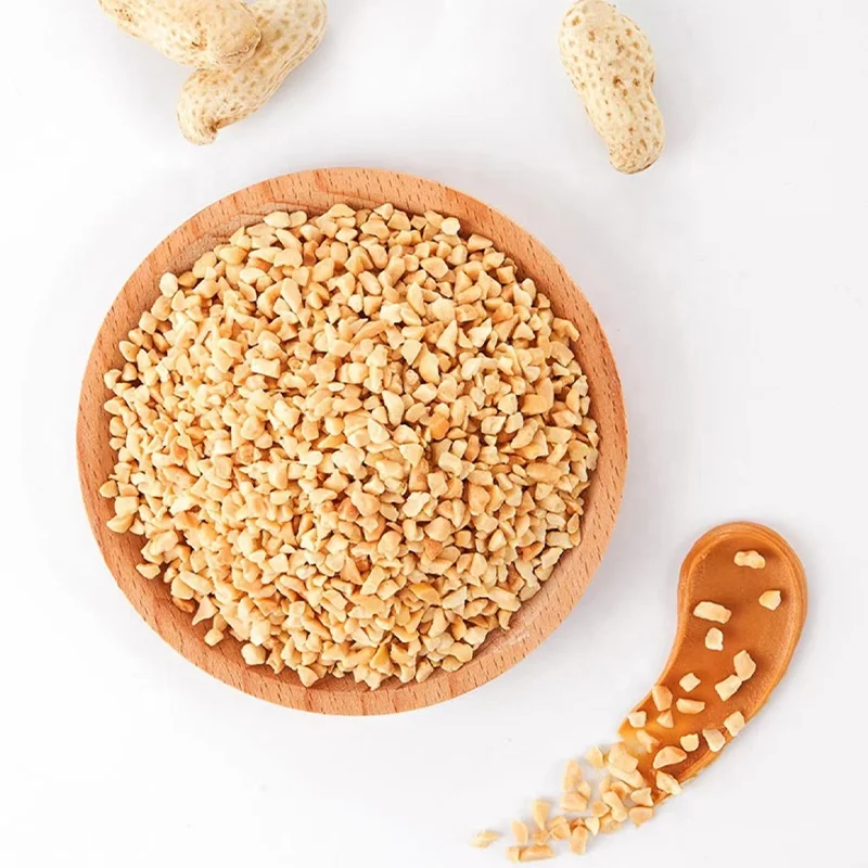 The Fine Quality Chopped Split Blanched Peanuts Kernels  Peanut Crushed