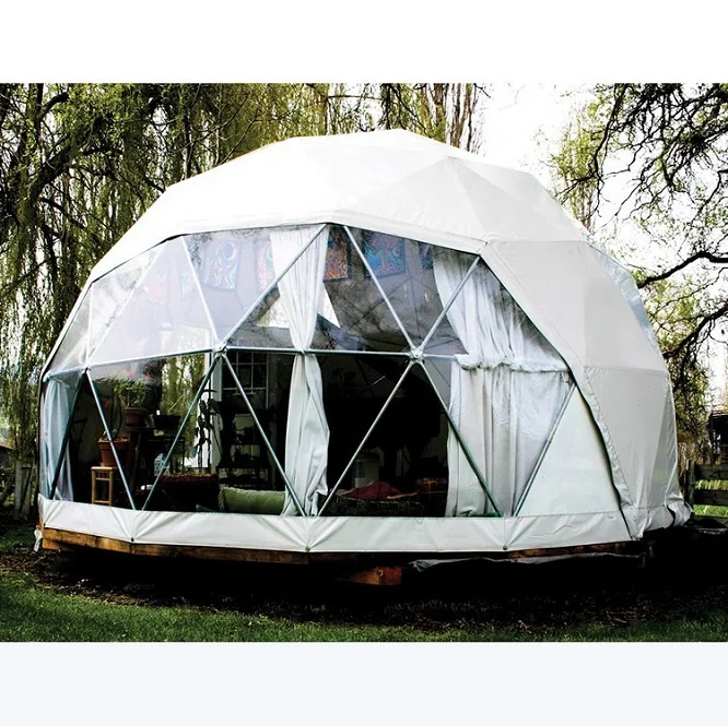 Outside Waterproof Garden Dome Igloo Large Glamping Party Geodesic Round Dome Tent For Trade Show Glamping