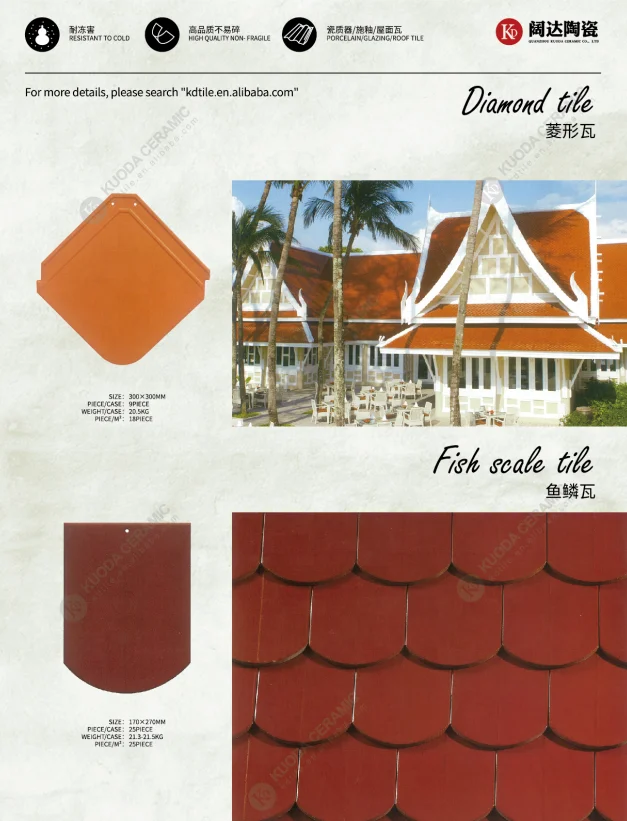fish scale tiles made by ceramic tiles