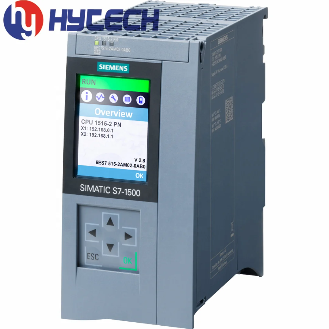Оригинальный контроллера с программируемой логикой сименса S7 1500 центральный процессор модуль SIMATIC S7-1500 CPU 1515-2 PN внутренней катушкой, 6ES7515-2AM02-0AB0