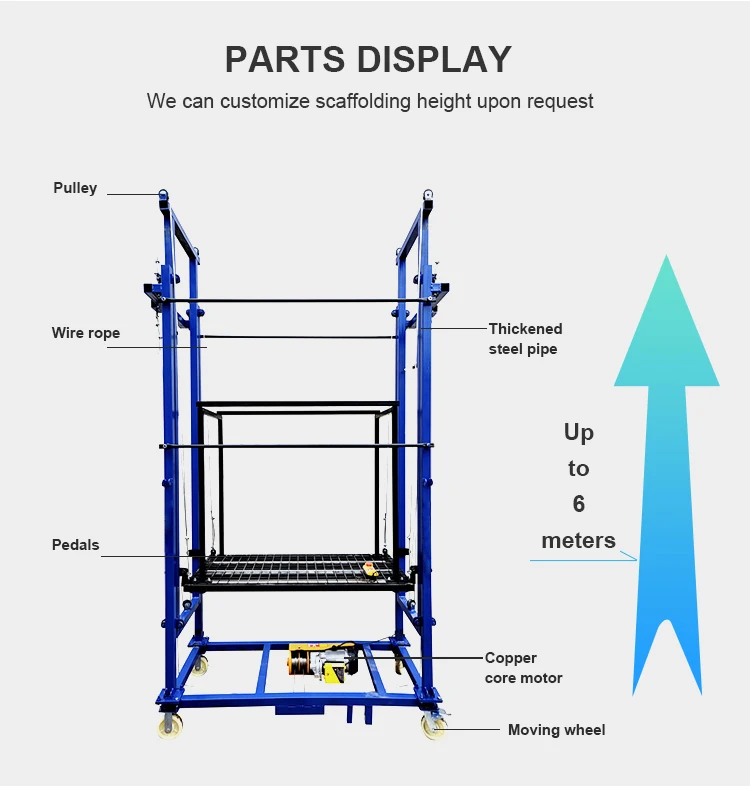 Wholesale industrial platform lift strong electric platform lift