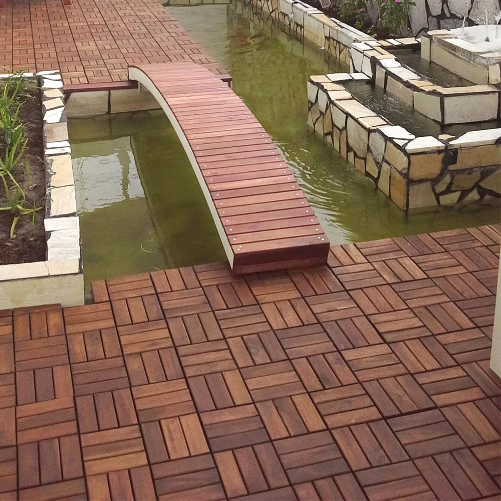 Bamboo outdoor interlocking decking -BB5P3030BH