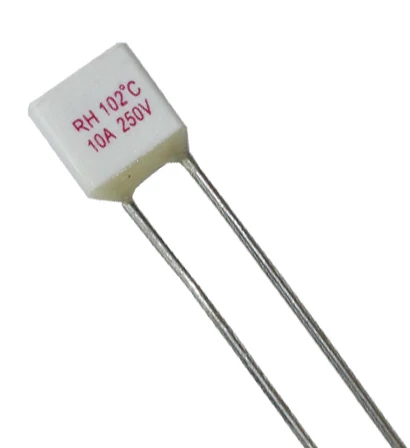 RH thermal fuse plastic 10A 250V thermal-links Non-resettable thermal cut off fuse for household appliance
