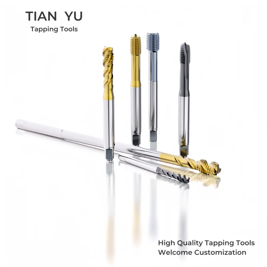 High Quality Thread Tapping Helix Flute TIN Spiral Tap General Purpose Screw Metric Tap