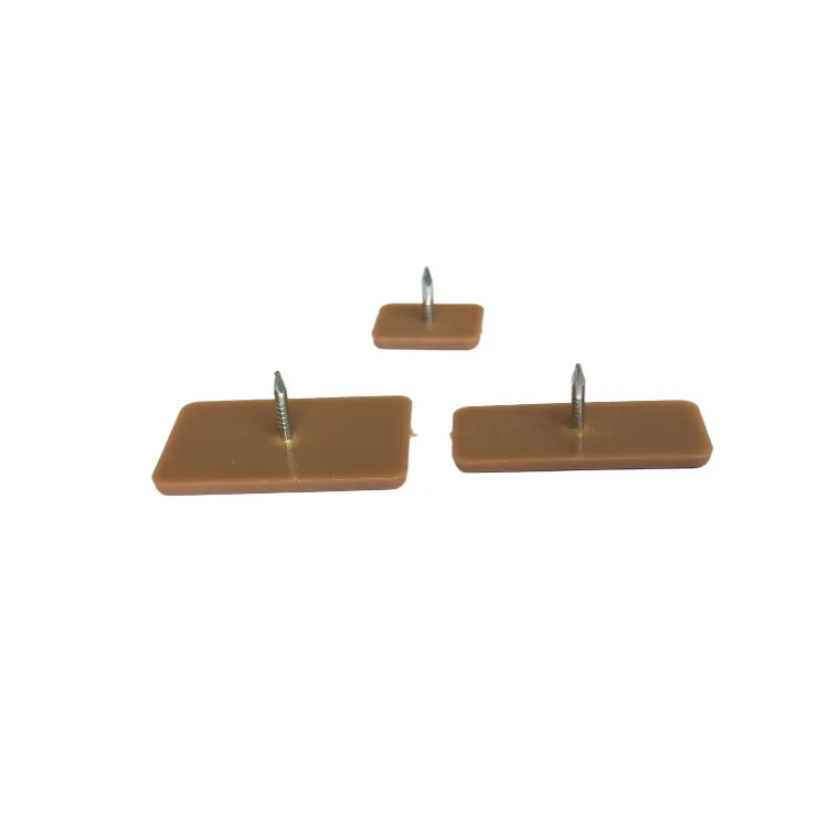 Self-Adhesive Furniture Glides Square Plastic Rubber Floor Protectors with Hardware Including Silicone and Felt Nail