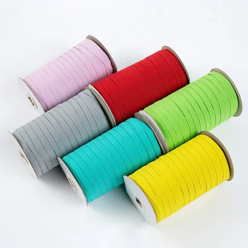 Direct Supplier in-stock  10 mm elastic band tape for notebook books with high elasticity