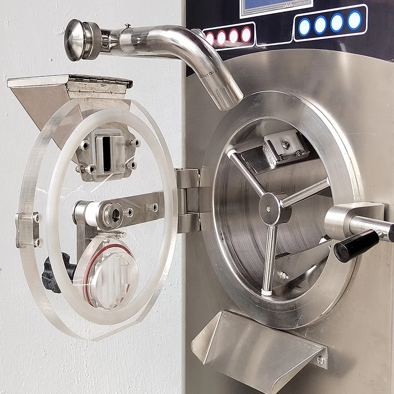 small low price pasteurize and batch freeze twin barrel soft serve ice cream churning maker machine for europe with agitator