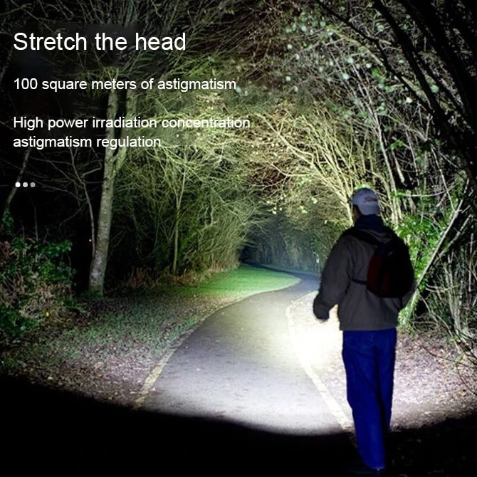 Mini Rechargeable Torch long aluminum led flashlight