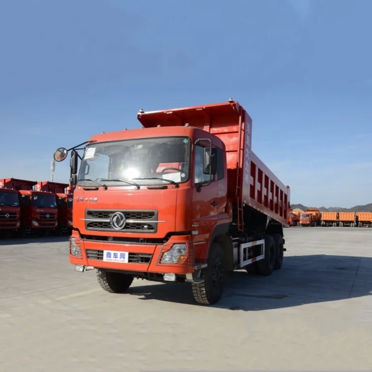 Dongfeng 6x4 dump truck 40 ton loading capacity Cummins 375 HP diesel engine LHD tipper truck