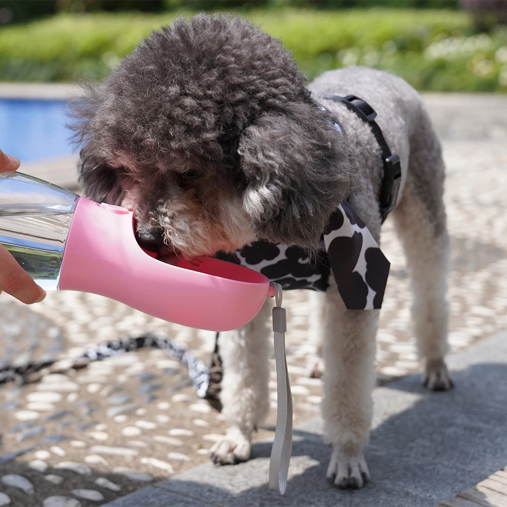 New Design Outdoor Travel Pet Water Food Bottle Dog Water Bottle