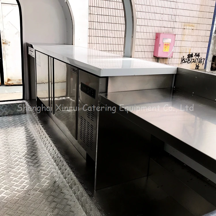 12ft Retro Turkey Convenient Cart Mobile Shipping Container Kiosk Concession Food Trailer Importer Fiber Glass Mobile Restaurant