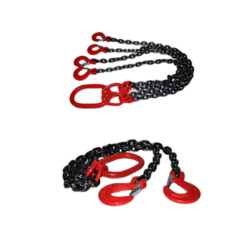 G80 Single/Two/Three/Four Legs Adjustable Chain Sling for Cargo Lifting