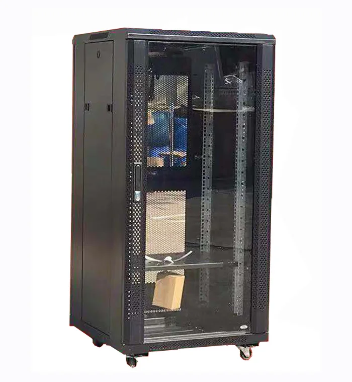 Wholesale 19inch 32U Network Cabinet Rack Server Cabinet Glass Door Mesh Door Optional