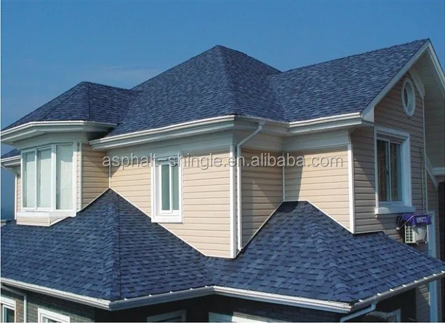 Roof Materials Bitumen Asphalt Shingles Stone Coated Roofing Tile