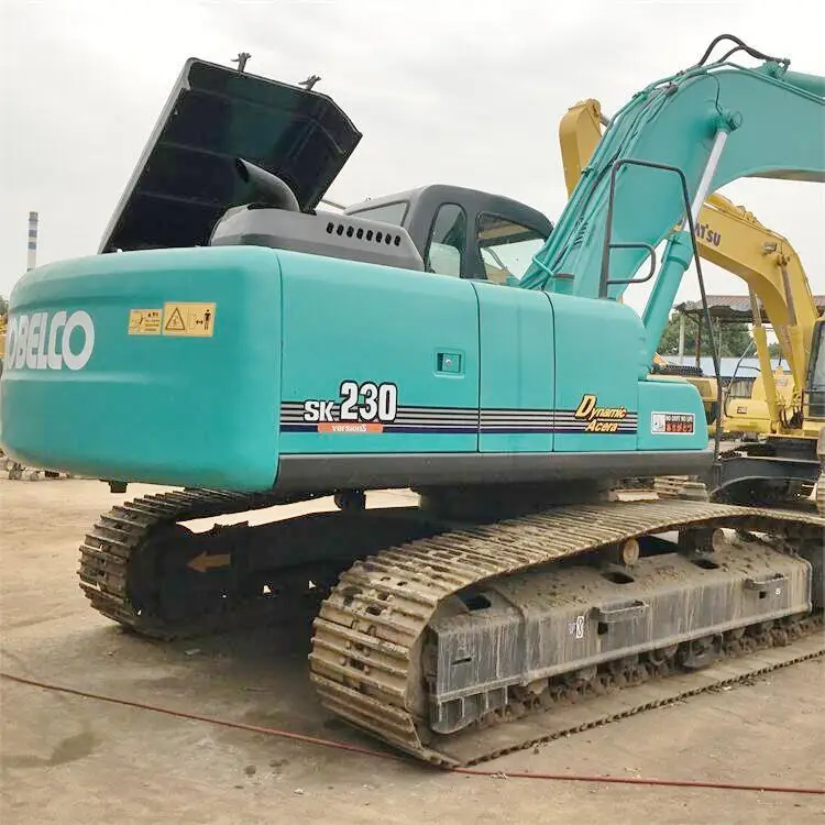 Heavy Duty Used Excavator Kobelco Sk230-6E final Price Japanese Sk230-6E