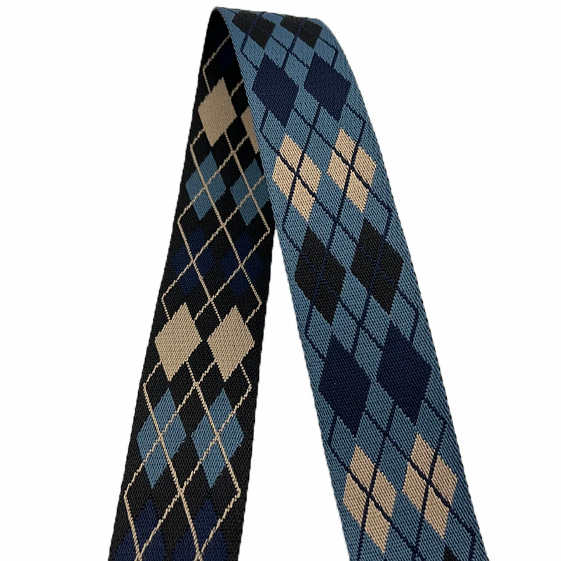 High Quality Italy Fashion Design  2 Inch 50MM New Arrival Bag Shoulder Strap Jacquard Webbing Belt