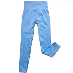 Бесшовная Женская эластичная блузка с пупком, маленькие колготки для фитнеса, большой размер, штаны и топы с высокой талией для йоги и спортзала, комплект одежды