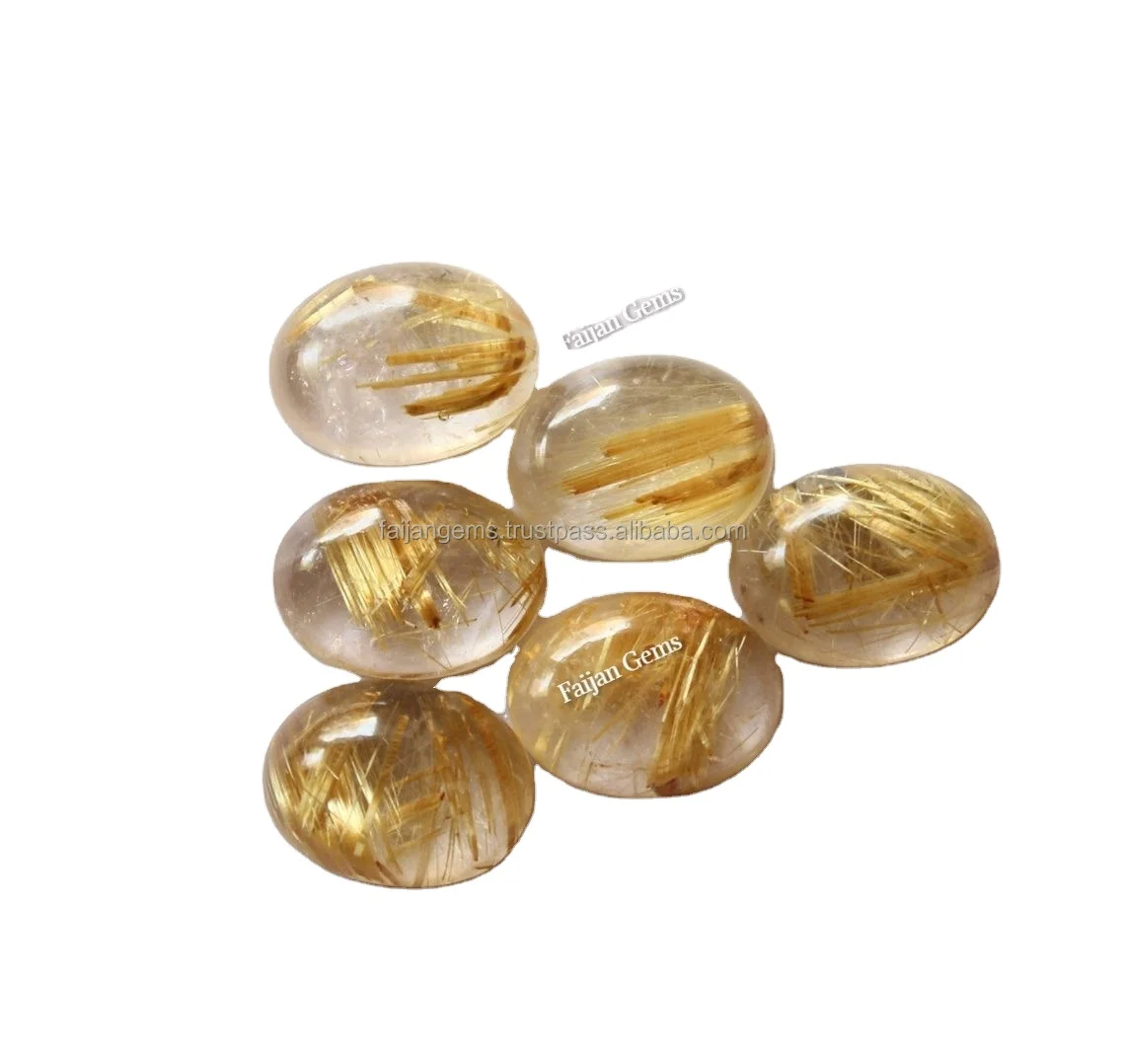 Натуральный Золотой Рутиловый Кварц, драгоценный камень, зеленый кабошон, золотой Рутиловый Кварц, оптовые поставки, золотой Рутиловый Кварц