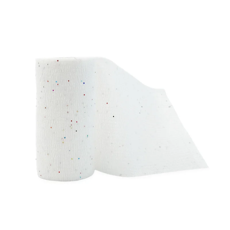 Medical Self-Adhesive Non Woven Cohesive Flexible Bandage Elastic Bandage for Skin Care
