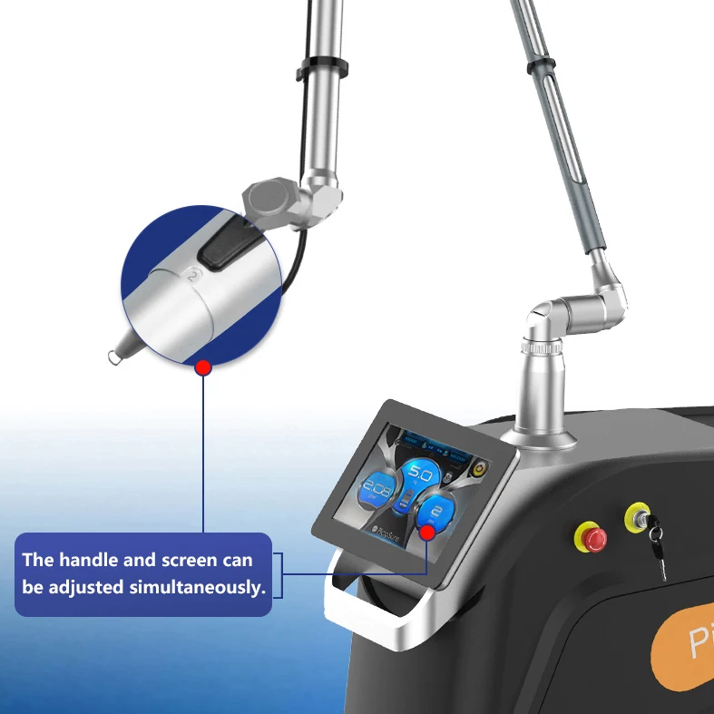 Pico Second Laser 755nm 450ps Picolaser Picosecond Laser Nd Yag Laser Tattoo Removal Machine Price