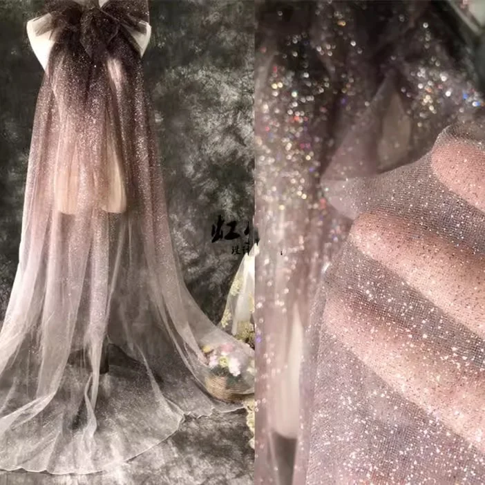 new arrived factory sale polyester lining sequin mosquito net waterproof mesh fabric screen thick mesh fabric