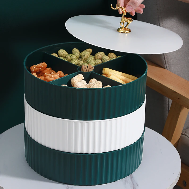 Elk Fruit Plate Fawn Dried Fruit Living Room Candy Household Snacks Melon Seed Box Wedding Dried Fruit Tray