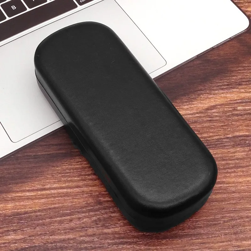 PU Leather Optical Eyeglass Packing Cases for Reading Glasses Metal Hardcase Bag Custom Logo Eyewear Glasses Cover Storage Box