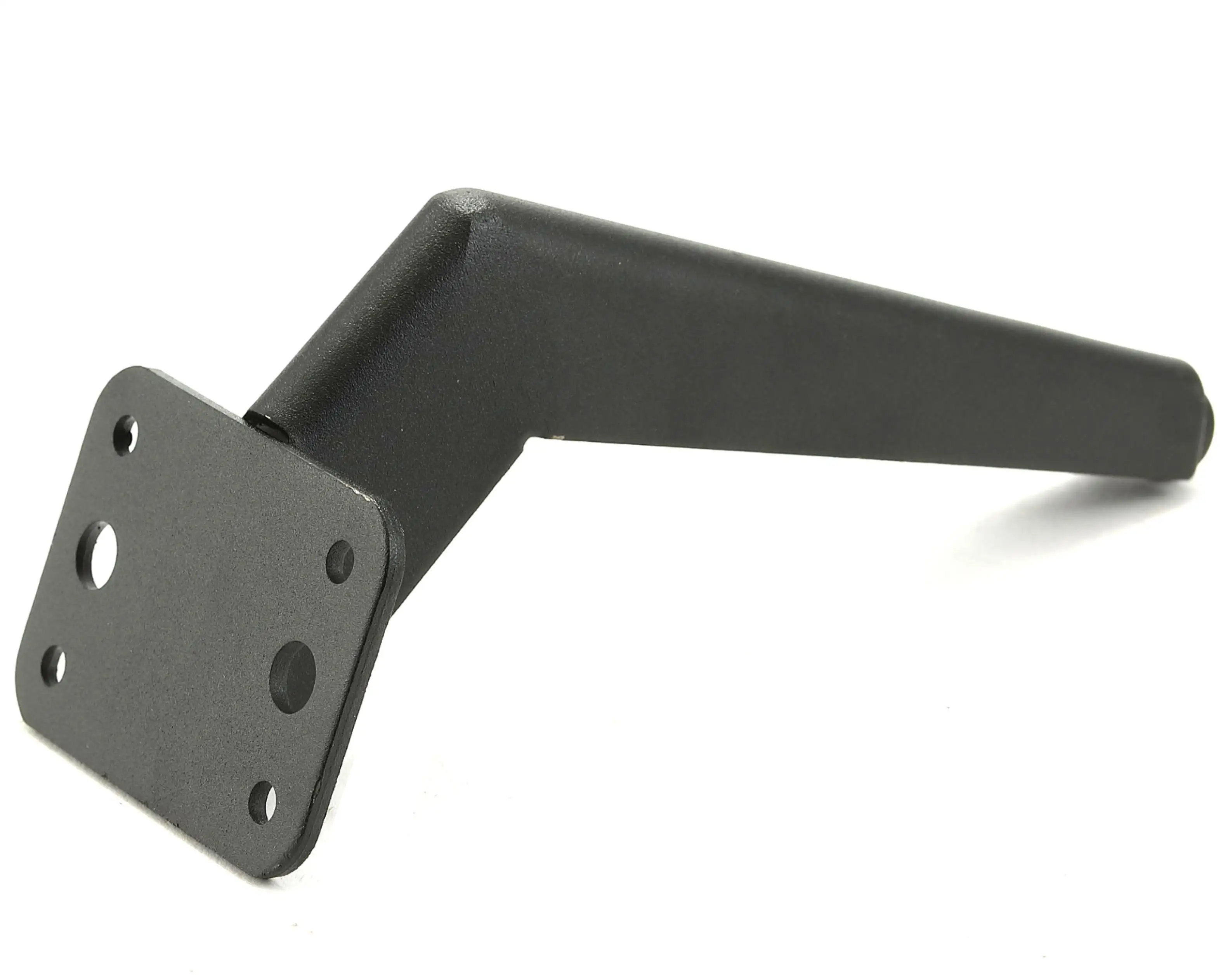 Factory Supply Sturdy And Stable Furniture Accessories Matt For Sofa Cabinet Leg Metal Material Black Chrome Furniture Leg