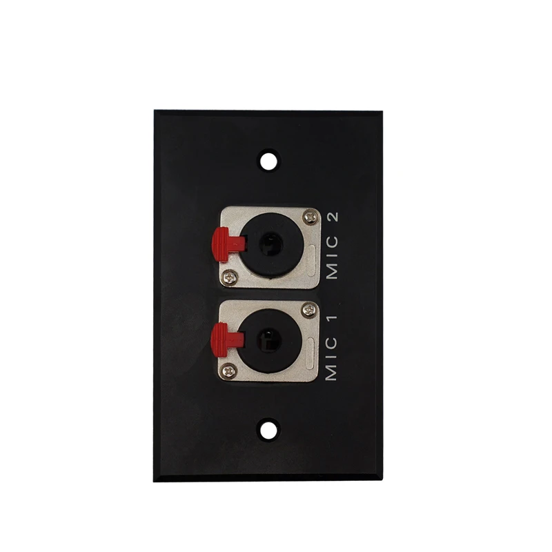 (9.2087)Aluminum XLR Wall Socket AV plate