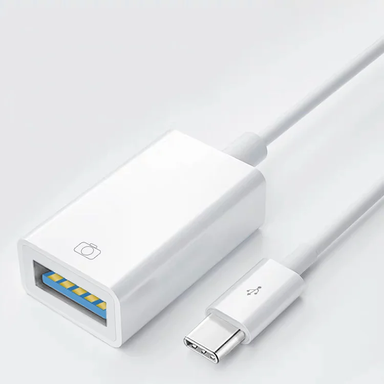 8 Pin Usb Camera Otg Adapter Cable for iPhone To Usb Camera Adapter Usb3.0 Otg Cable For Iphone And Ipad