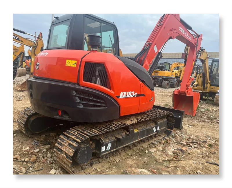 Used Kubota Excavator KX183 Earth-moving Machinery Japanese Used Mini Excavator For Sale