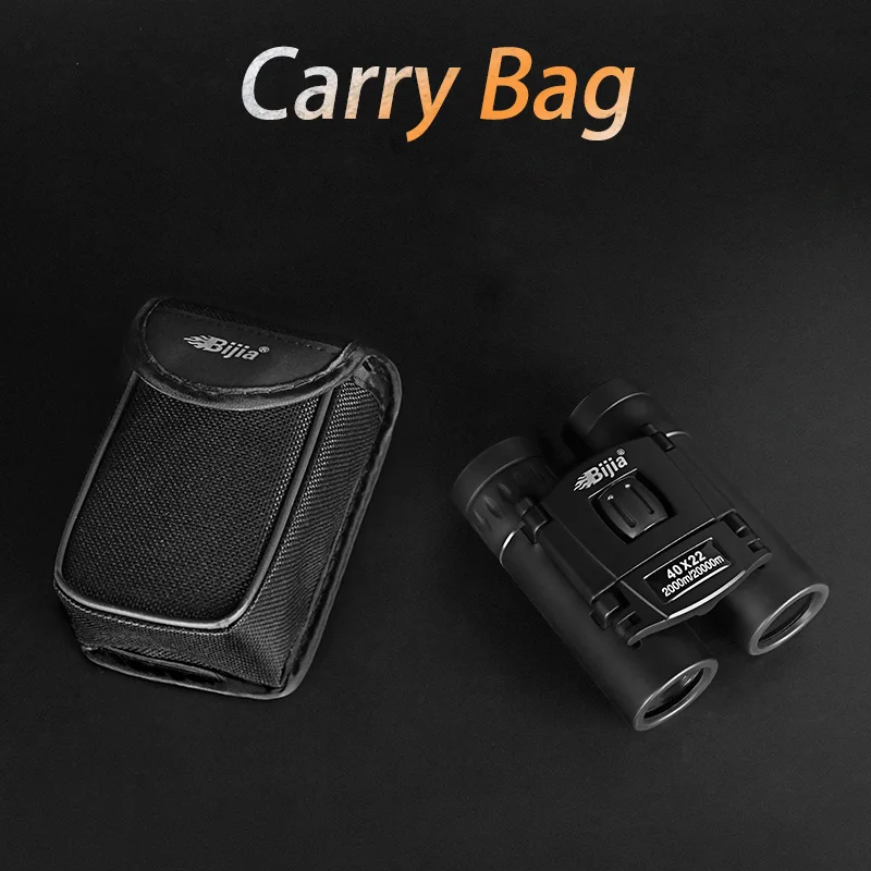 BIJIA Factory OEM 40x22 mini folding toy binoculars professional telescope opera glasses for hunting travel