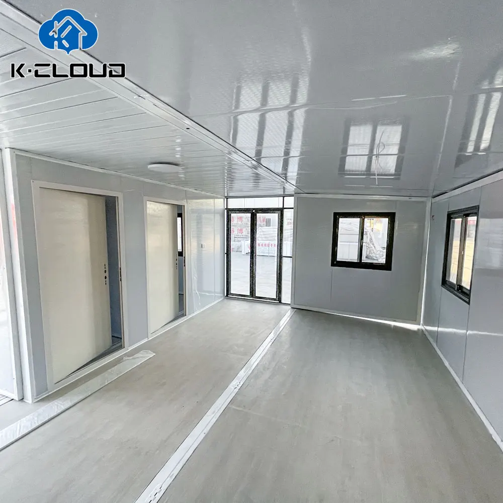 Australia Granny Flat 20Ft 40Ft Prefab Expandable Container House Steel Tiny Prefabricated Villa Two Bedroom With Kitchen