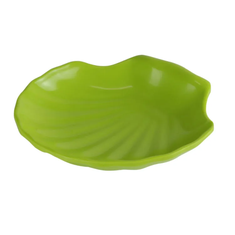 Enchanted melamine Shell Appetizer Tidbit Plates,mother of pearl shell plate