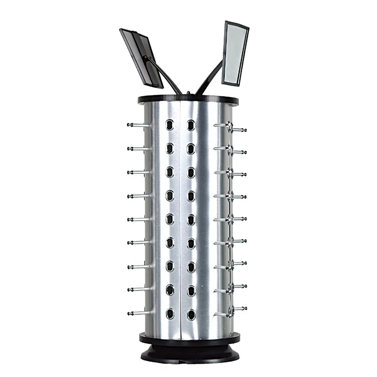 Factory Wholesale 360 degree rotating glasses shelf eyewear rack rotating sunglasses stand with mirror