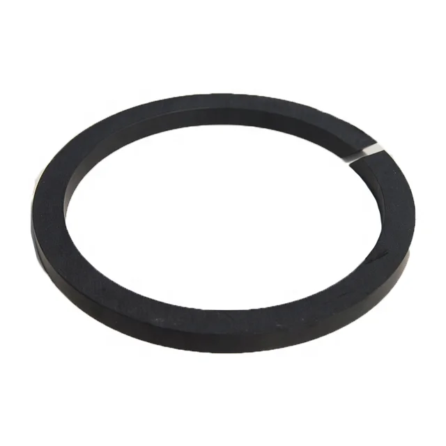 Factory Hot Selling Customized CF4 Carbon Fibre PTFE Industrial Piston Compressor Spare Parts Piston Ring
