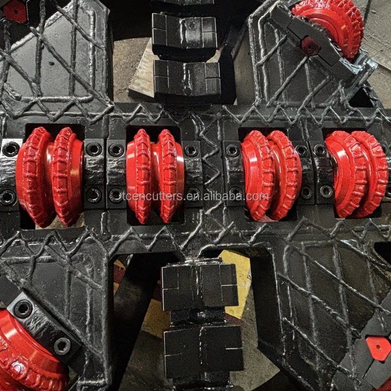 TBM pipe jacking micro tunnel boring machine 1000mm diameter for Trenchless tunnel underground construction  DISC CUTTER