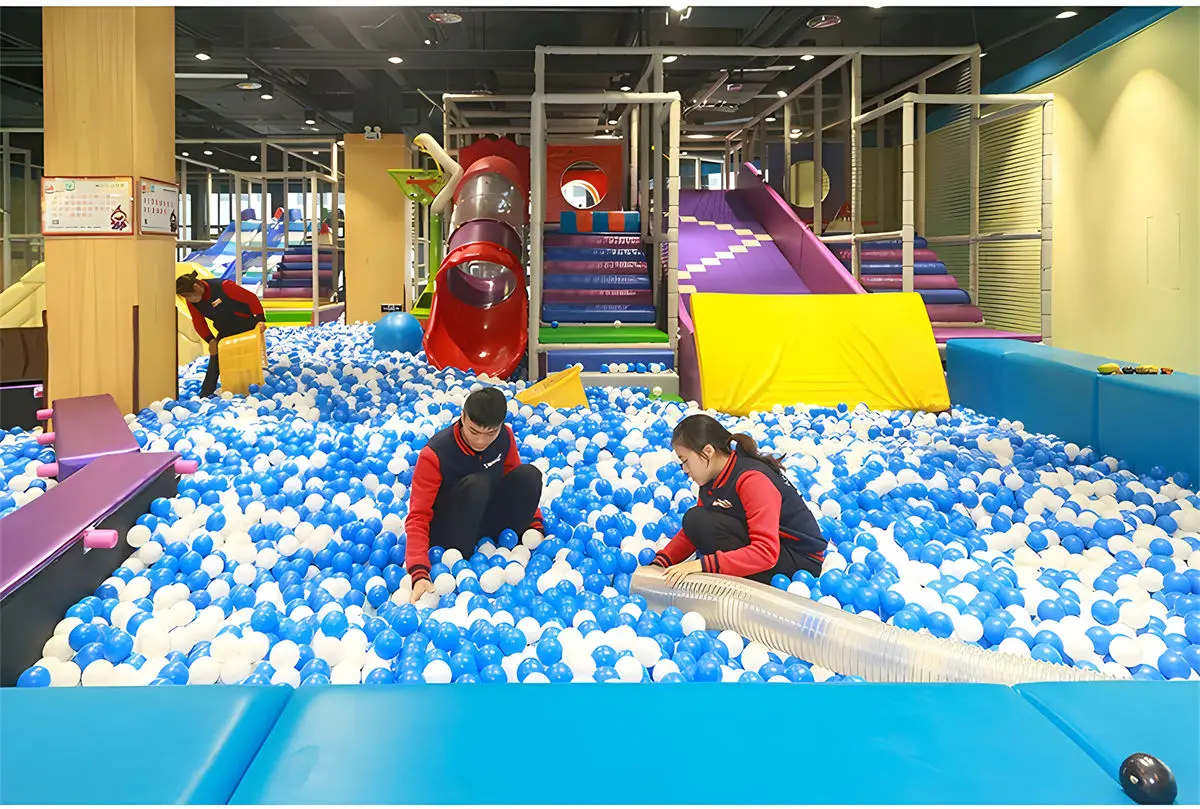 220V big ball pit cleaning machine equipment ball pool indoor cleaning ocean ball washing machine