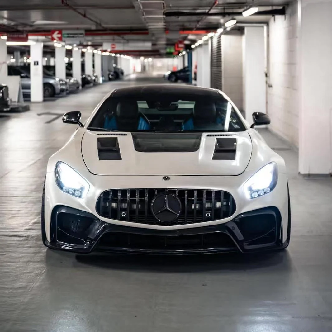 In stock IMP carbon hood body kit for AMG GTR GTS GTC IMP car bumper full refund if not perfect fitment