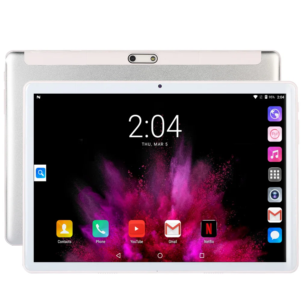  10-дюймовый дешевый модный планшет с поддержкой Wi-Fi и телефонного звонка Tab Android Quad Core Детский обучающий Планшет ПК