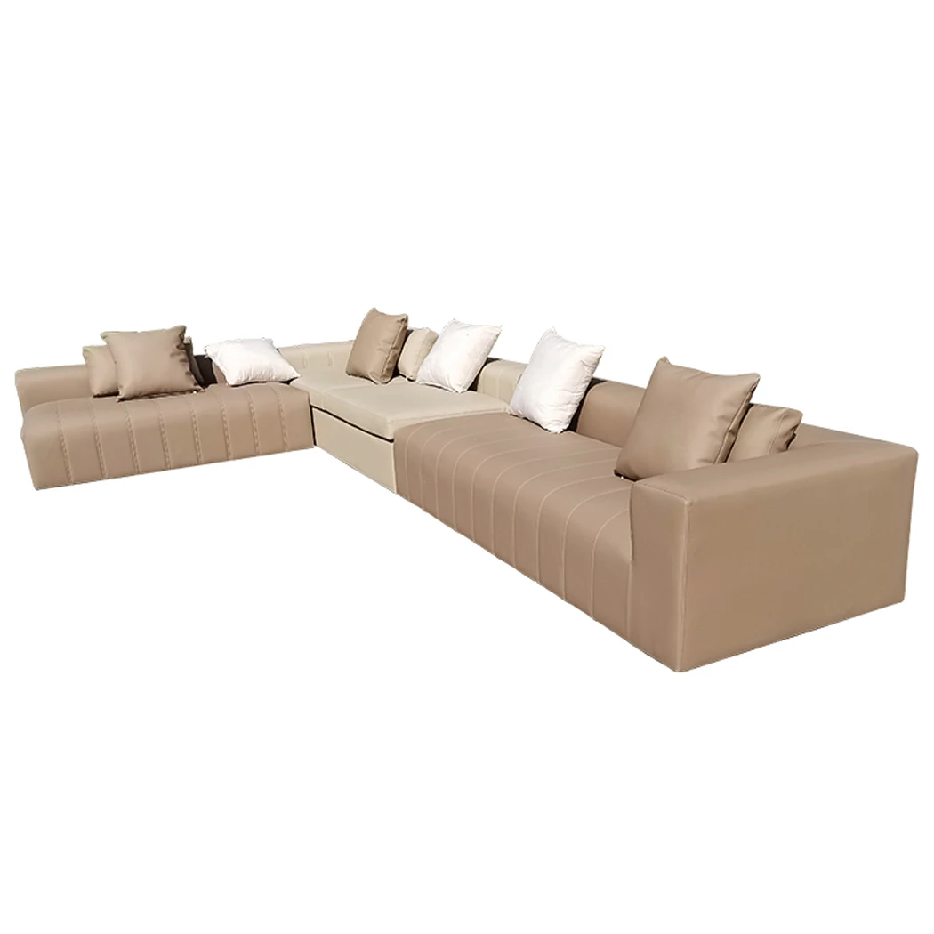 MOQ 1 customized high-end luxury brand living room outdoor sofa sets by your couch drawings samples