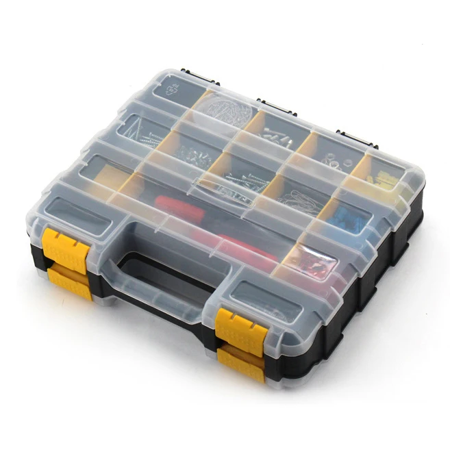 Hard PP Storage Box Plastic Tool Boxes with Compartments
