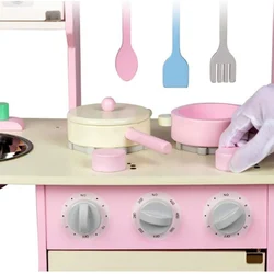 Kids Play Kitchen Set Educational Children Pretend Kitchen Boys Girls Pretend Toy Cooking Role Play Game Gift