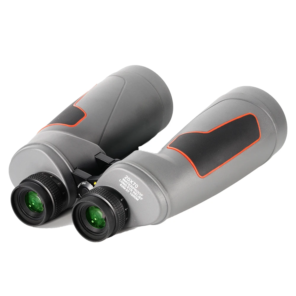 20x70 sharp Binoculars for Adults High Power Easy Focus bak4 high bright with Low Light Vision good optical Binoculars for Bird