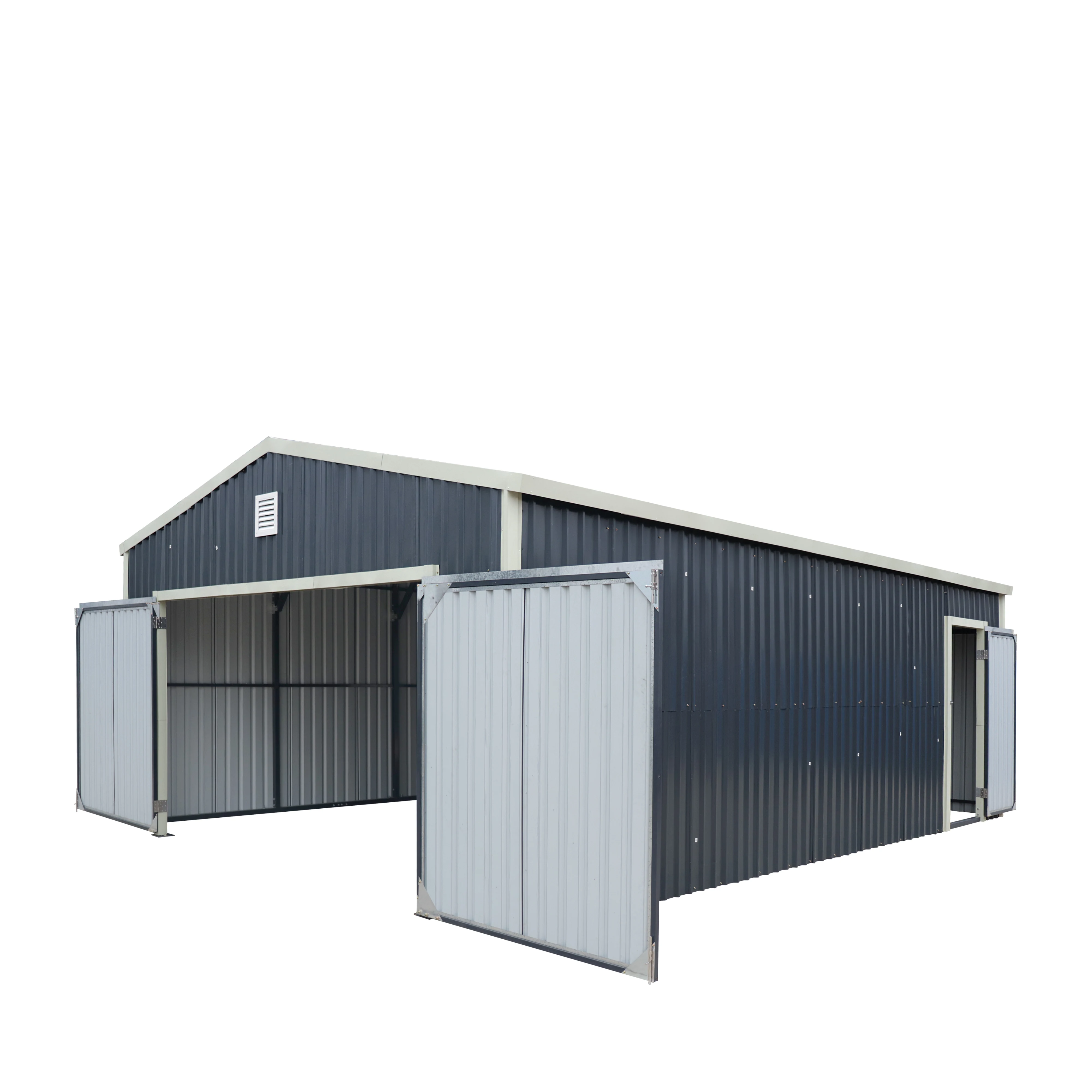 Made in China Factory Price Steel Structure Metal Carport Removable Garages for Car Parking