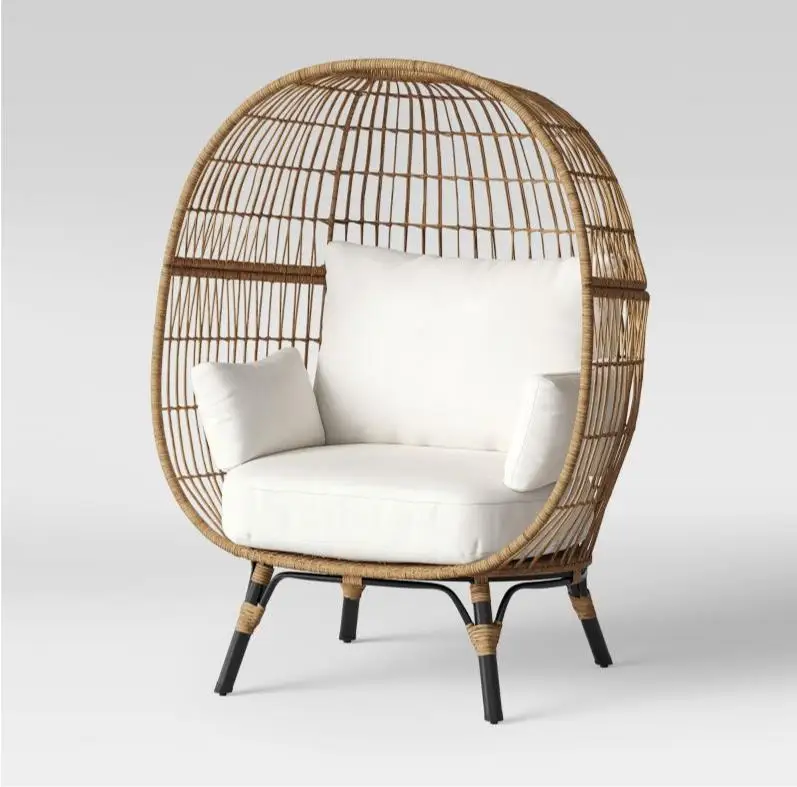 Уличный диван из ротанга, мебель для бассейна, стулья для отдыха, патио, садовый плетеный стул для яиц