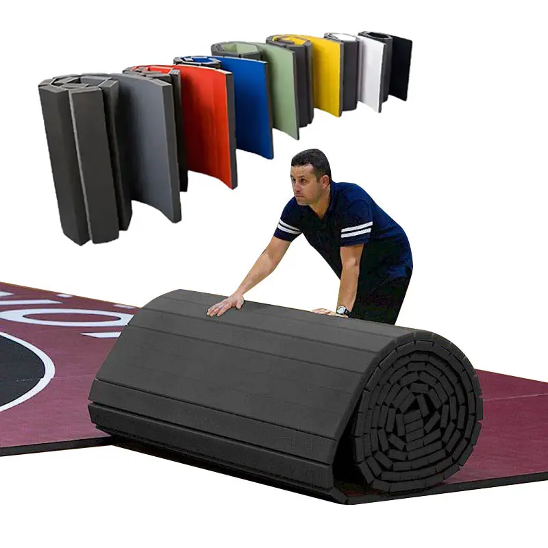 Custom Roll Bjj Mma Mats Cheap Wrestling Training Martial Arts